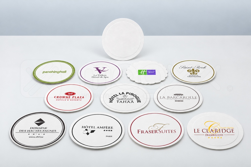 [0,04€] Plain Round Coaster — 90 mm